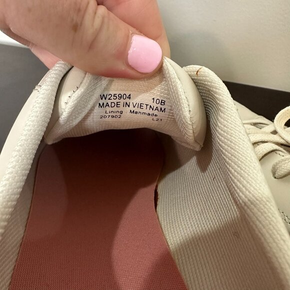 Cole Haan Grandpro Tennis Sneakers Women's Size 10 Lightweight Cream laceup - Picture 11 of 12